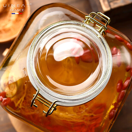 Youyi (UINEAT) glass wine bottle, sealed jar, home brewing jar, 10 Jin Jin is equal to 0.5 kg, wine container, bottle