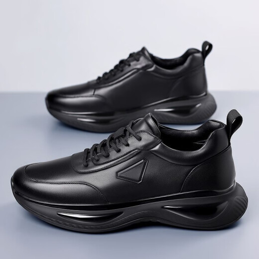 Changxiang Huili Men's Shoes for Men's Spring and Summer Plus Shoes de algodón de terciopelo Trabajo de trabajo suave Protección de trabajo Versátiles Versátiles no deslizantes Sports Casual Dad Dad Shoes FH-9902 Negro 39