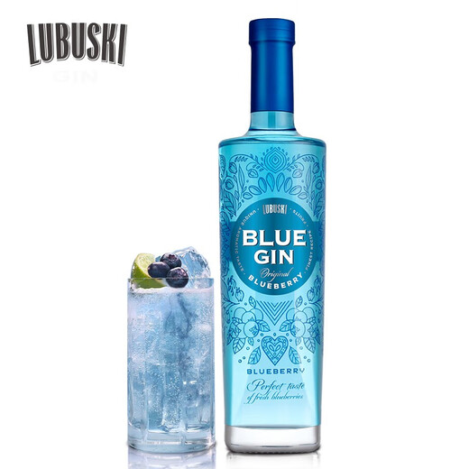 Fruit Lubsky Gin Gin Strawberry Blearre Agrurus Polon Original Vin étranger importé lubuski Gin Bleirberry Flavour Gin 500 ml 1 Bouteille
