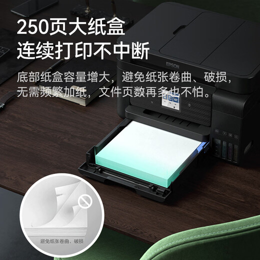 EPSON L6278 L6279 Impression double face automatique Colorant de balayage continu Color A4 Connexion directe sans fil Connexion à jet d'encre intégrée Feeder Feeder L6178 Amélioré L6278 [Garantie 3 ans Document Document Document Scanning continu] Standard officiel (avec un ensemble d'encre)