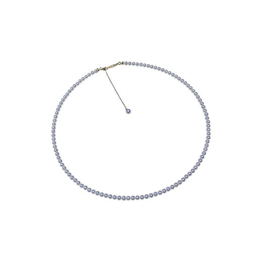 Ji Ge Japanese akoya sea water pearl small baby bead necklace millet bead round flawless small light bulb Cai Lin bead Tiannu 2.5-3mm