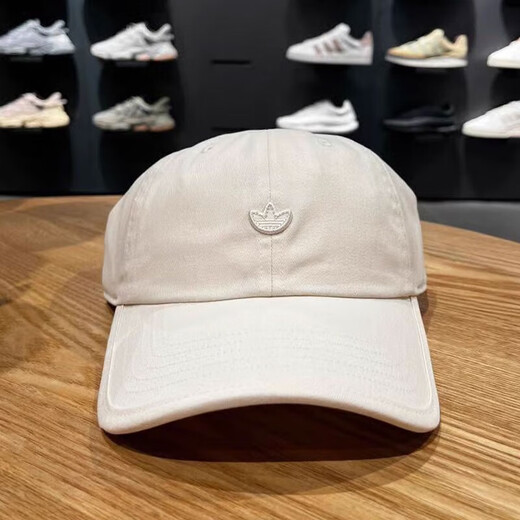 阿迪达斯 （adidas）三叶草休闲帽男帽女帽2025夏季新款户外遮阳帽运动鸭舌帽棒球帽 IL4884 OSFW