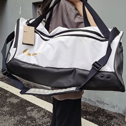 耐克（Nike）运动包男女健身手拎包大容量桶包出行旅游手提包大学生上学行李包 DX9789-100/32*64*35cm 以专柜实物为准