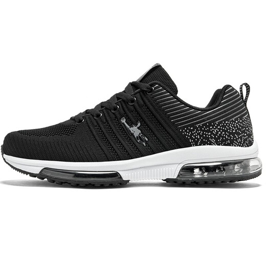 
Jordan Gran casual shoes breathable men's shoes extra large size student running shoes extra large size lightweight board shoes air cushion sports shoes men black gray 9880 size 39