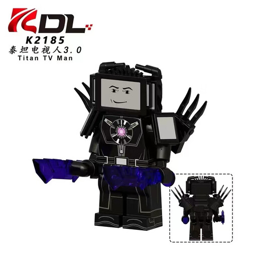CLCEY兼容乐高马桶人vs监控人战机宇航马桶人摄像人电视人积木人仔 KDL829第九季一套（4款）