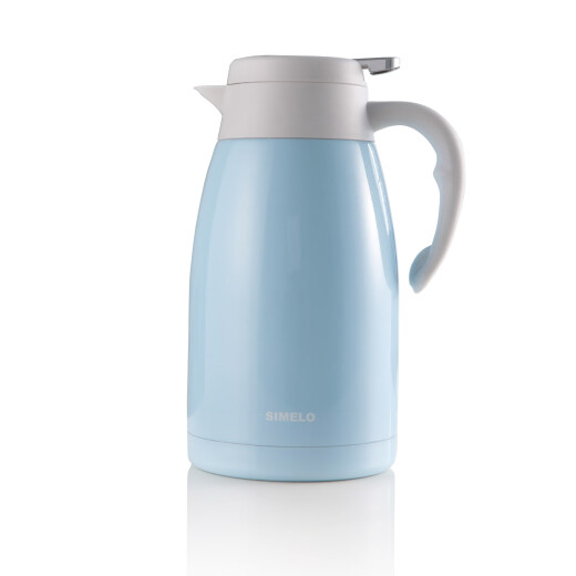 SIMELO Schmeile thermos kettle household thermos bottle large capacity 304 stainless steel thermos kettle boiling water bottle 2L safe blue