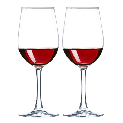 Tianxi red wine glass goblet glass home red wine glass set hotel wine glass 320ml 2 pieces