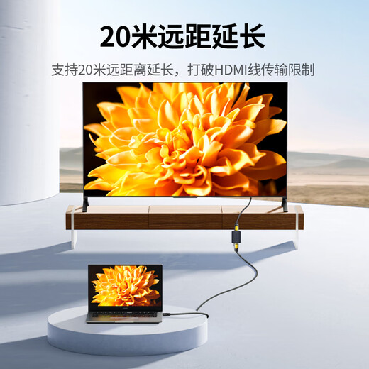 Greenlink HDMI Extender Adapter Female to Female HD Connector Version 2.0 HDMI Cable to Connector Straight Head Series Extension Cable Black 20107