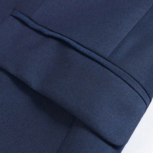 Hongdu Suit Men's Suit Wool Business Formal Professional Wear Groom Wedding Dress AJ5918-1C XL 180