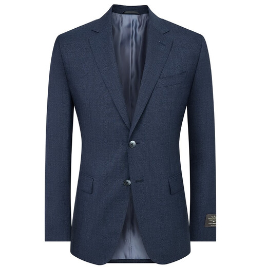 Announcement Bird [Same Model for Zhang Ruoyun] Suit Men's Jacket (Single Top) Business Wool Official Suit Men's Clothing Turtle Green Clean Color (Two-button flat collar) 52 A (185/104)
