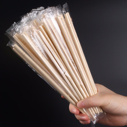 Youao Disposable Chopsticks 50 Pairs Convenient Chopsticks Individually Packaged Home Camping Hygienic Bamboo Chopsticks