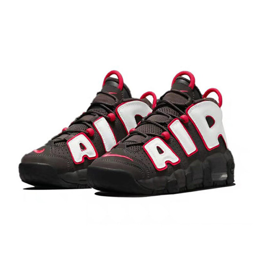 Nike Air mehr Uptempo GS Big Air Pippen Basketballschuhe Schwarz und weiß rote DH9719-200 40