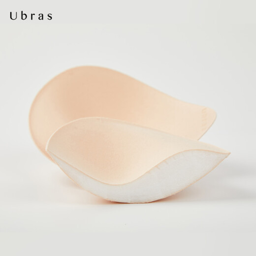 Ubras thickened push water drop cup breast pad to lift small breasts exclusive cup breathable and lightweight bra accessories women's nude skin-friendly one-size-fits-all