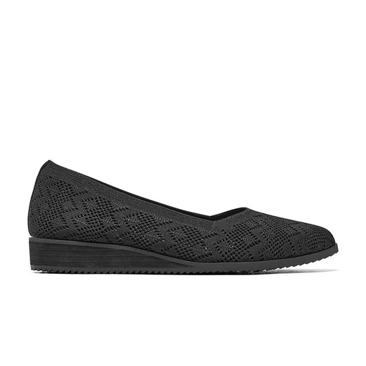 Skechers women's shoes 2025 spring fashion trend comfortable casual shoes daily simple solid color walking shoes BLK 36