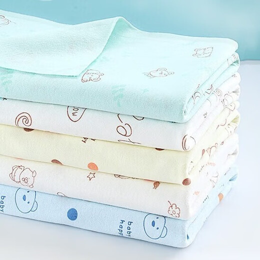Mianlys Baby Windeln reine Baumwoll -Neugeborene Meson -Stoffwindel Ring -Baumwolltuch Baby Waschbeerbietern Senf Tuch 10 Packs 50 x 70 cm [Farbmischung]