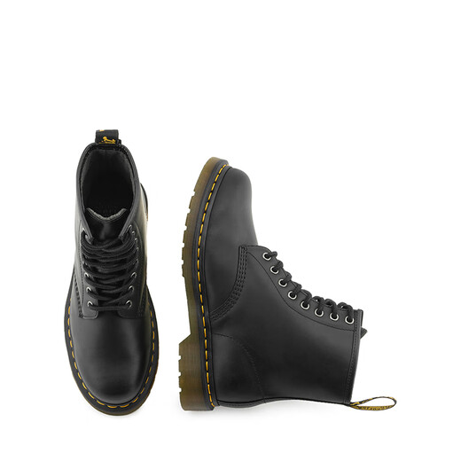 马丁（DR.MARTENS）1460男女舒适百搭休闲舒适保暖通勤8孔中帮马丁靴 黑色 36