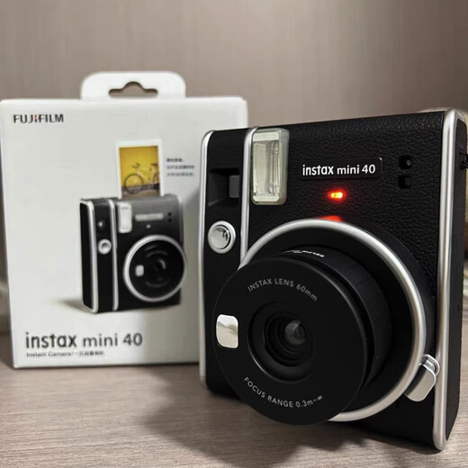 Polaroid instax mini40 mini11/7/7c upgraded retro camera selfie Official standard + accessories gift pack + 10 photo paper