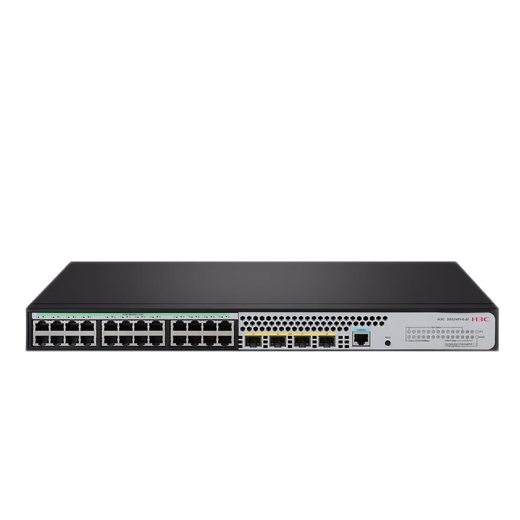 H3C (H3C) S5024PV5-EI-HPWR-Unternehmensgrad 24-Port Gigabit Layer 2 Network Managed Poe Switch 4 Gigabit Optical Ports Vlan Stapeling POE Power 370W