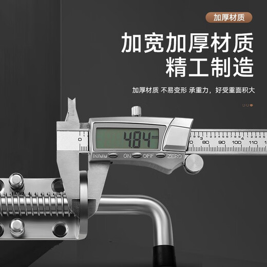 GAOZHUO 304 stainless steel spring latch thickened industrial heavy-duty lock door latch bicycle truck compartment door iron latch iron 10*128 (one pack)