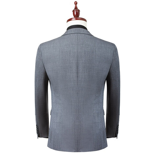 Hongdu new suit men's suit business formal wedding dress business professional dark gray men's suit suit AX20347/D version XL 180