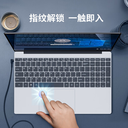 HUATWAI National Bank 2025 Neuer Intel Core i7-Laptop, dünn und leicht, 15,6-Zoll-HD-IPS-Bildschirm, Geschäftsbüro, Online-Kursdesign, College-Studenten-Spielbuch, aktualisiert, brandneuer Intel Core i5 4k, großer Bildschirm + Fingerabdruck, Silber, 8 G, läuft + 512 G Solid-State-IPS-Augenschutzbildschirm, luxuriöses Geschenkpaket
