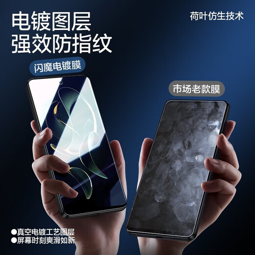 Flash Magic sales model suitable for redmi note13pro tempered film redmi13pro hydrogel film curved note13 explosion-proof anti-finger protection film note13Pro enhanced version | double anti-fingerprint 2 pieces, damage guarantee + artifact