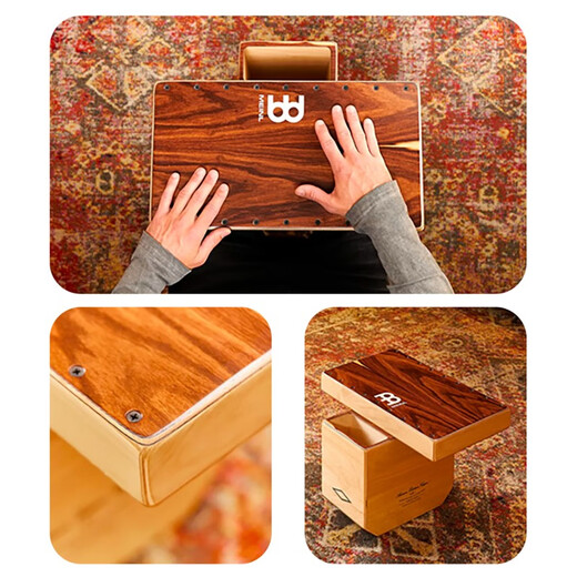 MEINL Deutsche Mail Elektrische Box T-Box Plug-in Drum Pickup Knie Box Drum Wooden Drum Card Hong Drum Band Performance Ptopcaj2wn (Walnuss Panel)