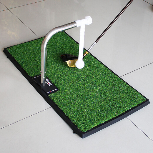 TTYGJ upgraded version indoor golf swing training device 360-degree rotating rubber bottom hitting pad with suction cup rotating swing training device