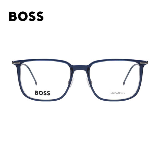 雨果博斯（HUGO BOSS）光学眼镜框男女款修饰脸型超轻方框近视眼镜架1484 DTY 56mm