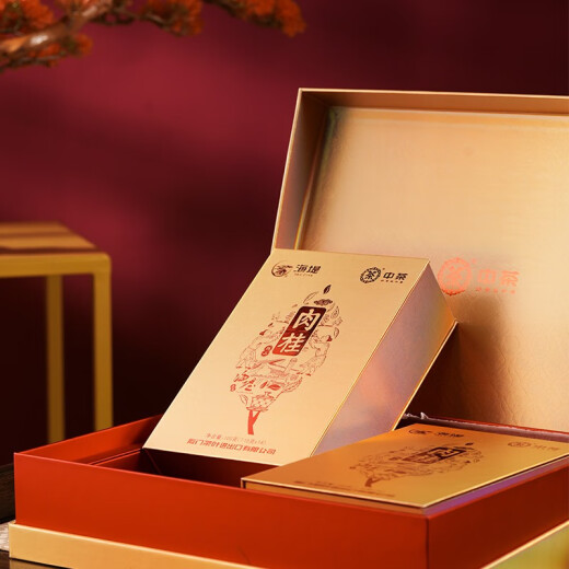 海堤（SEA DYKE）岩茶 肉桂茶乌龙茶礼盒装茶叶礼盒送长辈茶叶送礼 AT676肉桂礼盒200g