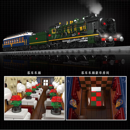 Eisenbahn Fernbedienung Elektrometerbahnen Dampfzug versammelte Bausteine ​​für Jungen und Mädchen Kinderspielzeug Neujahrsgeschenk 12002CX Passagierzug Expansion Box Statisch statisch