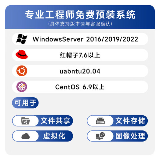 Superfusion 2288HV5 丨 2288HV6 丨 2288HV7 2U [Rack Server] Datenbank Virtualisierung Deep Learning Hyper-Converged Host V5 丨 2 Goldmedaillen 6230 40 Cores 2.1g 丨 Double Electric 32G 丨 960G+3*8TSATA 丨 Double port gigabit