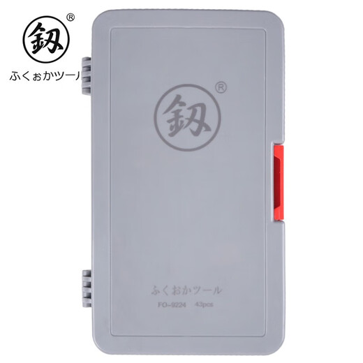 釰日本福冈 小螺丝刀套装套筒螺丝批组套多功能五金电子维修工具 FO-9224 精品S2套筒电子维修组套