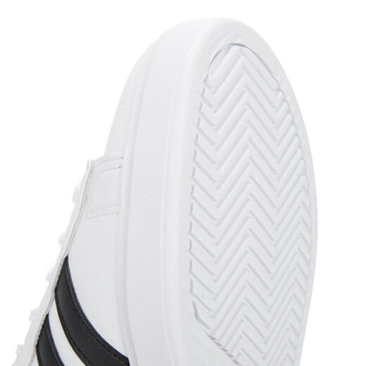 阿迪达斯（adidas）官方舰店男鞋 夏季新款运动鞋耐磨德训鞋滑板鞋透气休闲鞋男 9195-白色-皮质三条纹板鞋 41