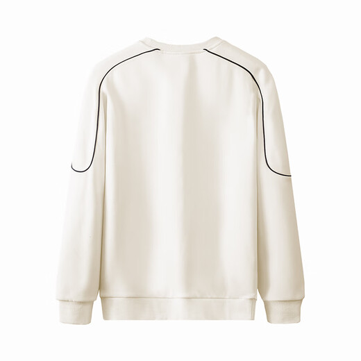 Camel (CAMEL) sudadera deportiva informal de terciopelo para hombre sudadera holgada J13CAYQ6018 blanquecino L