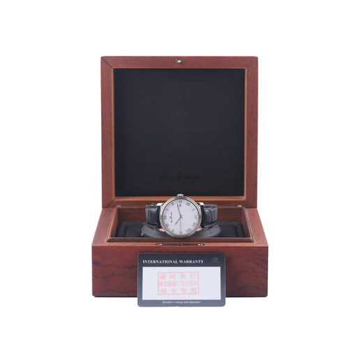 【二手95新】宝珀经典系列6630-1531-55B 表径42mm 18K白金材质 全套
