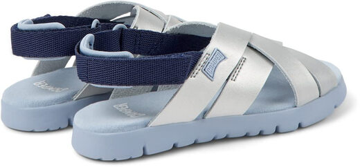 CAMPER Girls' Slingback Flat Sandals Medium Gray 012 3.5 Older Kids