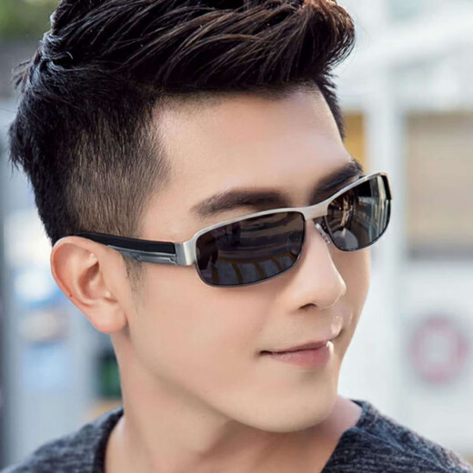 Qustar New Product Sunglasses for Men, Day and Night Driving Color Changing Sunglasses for Men, Polarized Glasses for Night Vision Driving Drivers, Driving Sunglasses for Men, Rich Gold Frame, Polarized Color Changing Film + Day and Night, Mirror Box, Mirror Box + Lens Cloth + Mirror Bag + Card