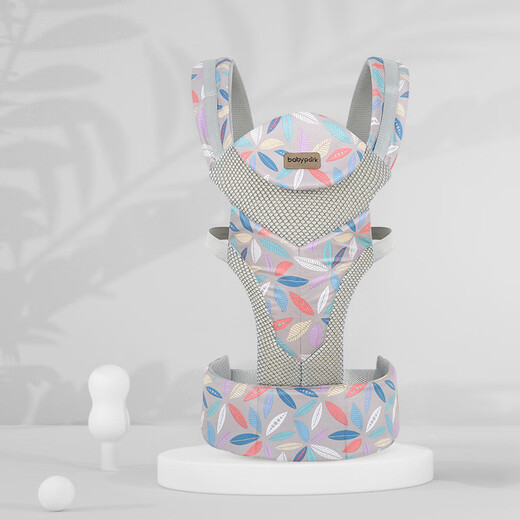 
Beiyou baby strap baby front-held back-style newborn child baby carrying baby artifact is simple to go out and both front and back. Colorful-belt style (3-36 months, waist protection and effort saving)