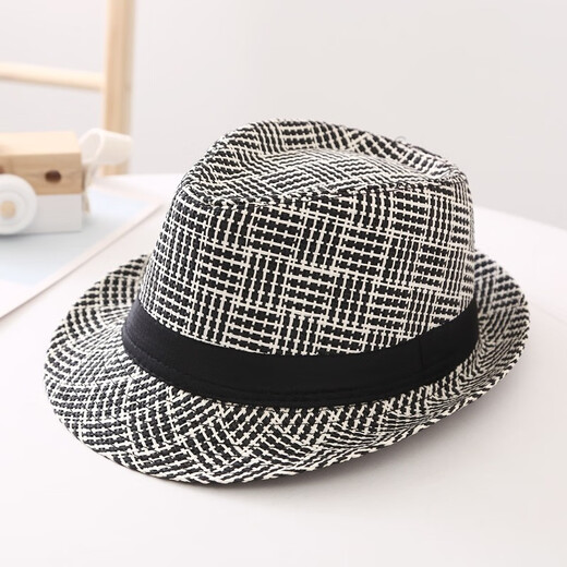 Nozhimeng Outdoor Jazz Top Hat мужская завитка в британском стиле ретро-соломенная шляпа среднего и пожилого исполнения.