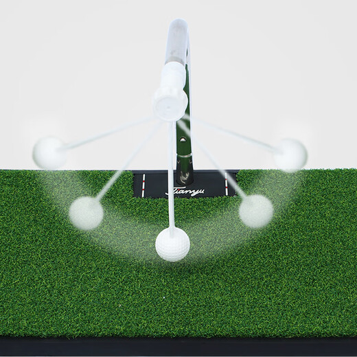 TTYGJ upgraded version indoor golf swing training device 360-degree rotating rubber bottom hitting pad with suction cup rotating swing training device