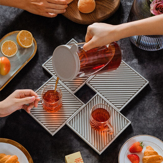 Buydeem Glass Teapot Office Tea Maker Filter Teapot Home Teapot Glass Pot High Temperature Resistant Tea Water Separation Teapot 500ml