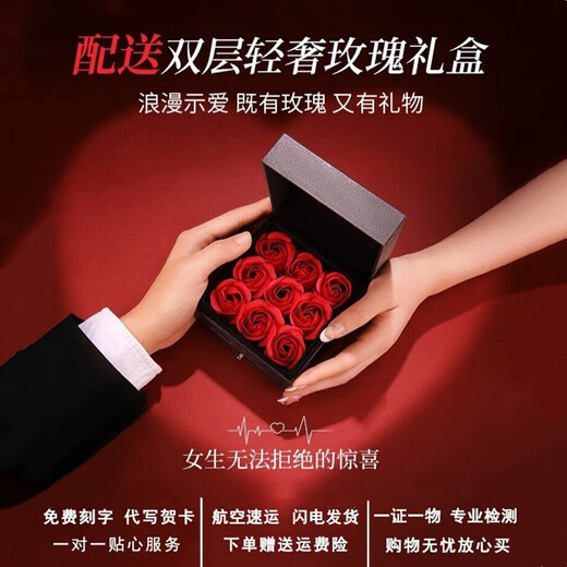 Dongqian 925 sterling silver classic black and white couple rings, a pair of men and women, simple textured rings, 520 gifts for girlfriends, couple rings, free engraving