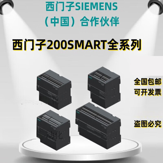 西门子PLC S7-200SMART CPU模块 CR20S CR SR ST 20 30 40 6ES728 6ES7288-1ST40-0AA1ST40晶体