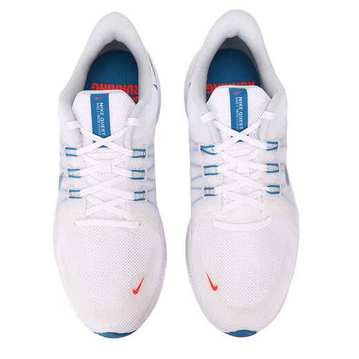 耐克（NIKE）男鞋2025新款夏季运动鞋REVOLUTION 6 缓震跑步鞋赤足休闲鞋 DA1105-101白色多色蓝色亮深红 43