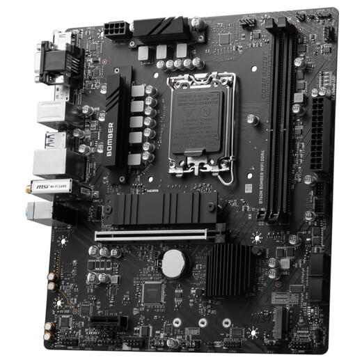 微星（MSI）B760M 台式机电脑主板MORTAR迫击炮WIFI 支持13代 14代 B760M BOMBER WIFI DDR4