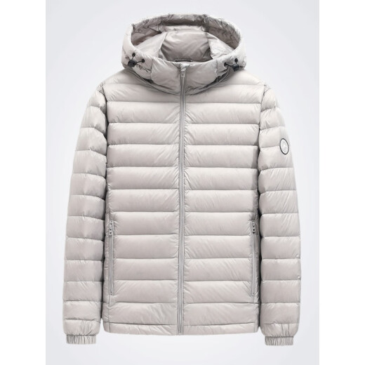 YaYa new down jacket men's winter light style men's casual short style men's spring and autumn top jacket D gray blue 180