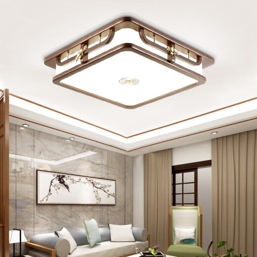 Holzaufzeichnung Neue Deckenlampe im chinesischen Deckenlampe mit chinesischer Art von chinesischem Wohnzimmer Lampe Antiquitäten Golden Seidensandelholz Esszimmer Schlafzimmer LED LED LED 9716 RUND-Durchmesser 76 cm Wuji 108W