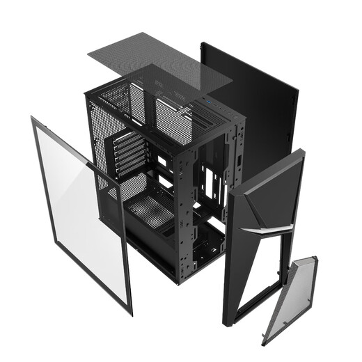 Gigabyte AMD Ryzen 7 5700X/RTX4060Ti/9070 live design rendering e-sports game computer host desktop full set DIY assembly machine 1 R7 5700X/GTX1660S