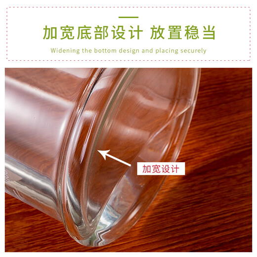High borosilicate glass bubble wine bottle 10 Jin Jin is equal to 0.5 kg 20 Jin Jin is equal to 0.5 kg Graduated medicinal wine bottle Glass bottle Bubble wine jar Grape wine bottle Enzyme bottle Green plum and bayberry bubble wine jar Glass jar 10 Jin Jin is equal to 0.5 kg Single bottle